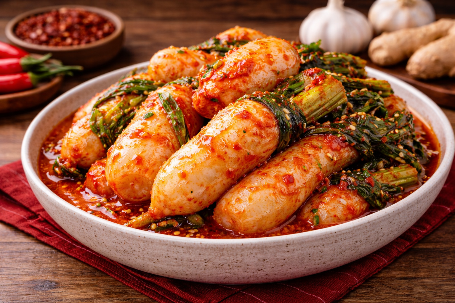 집에 담근 맛 김치